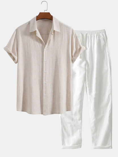 2-delige Chique Casual Linnen Set
