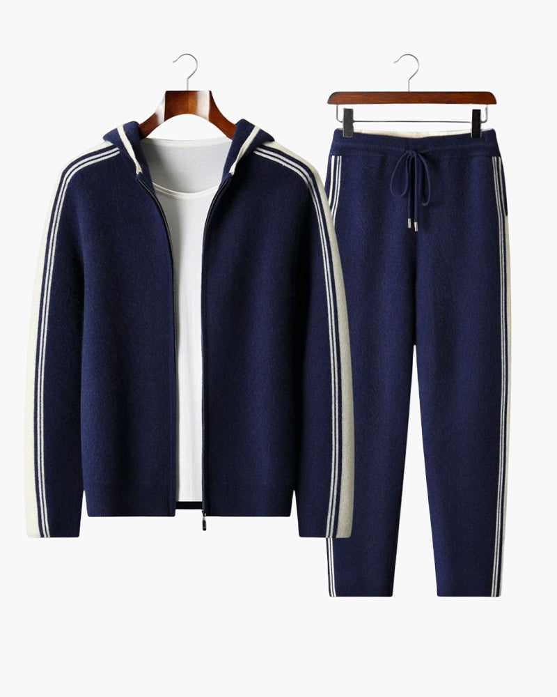 100% CASHMERE TRACKSUIT