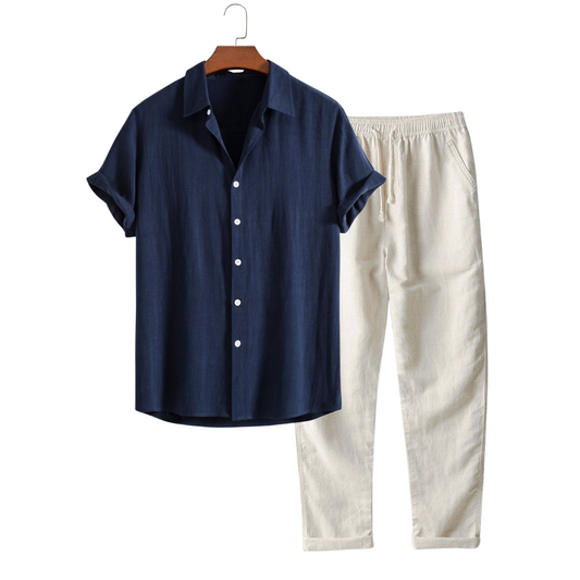 2-delige Chique Casual Linnen Set