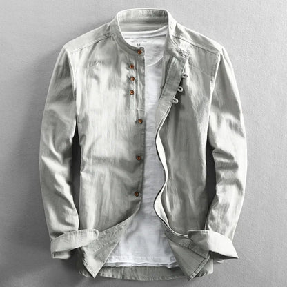 Asuka Japanese Linen Shirt