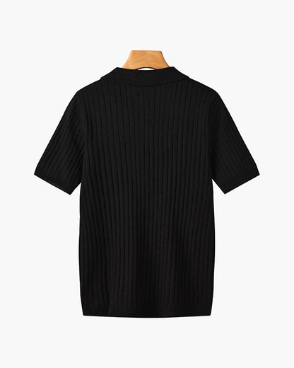GIMCHEON Knitted Polo Shirt